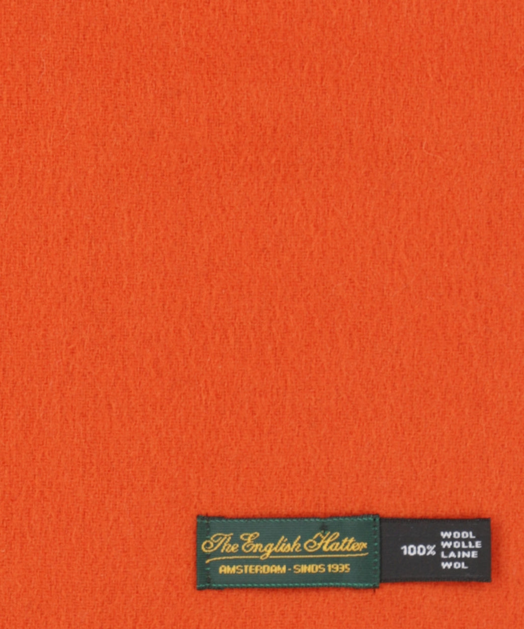 Schal aus Lammwolle, 190 x 30 cm | Orange