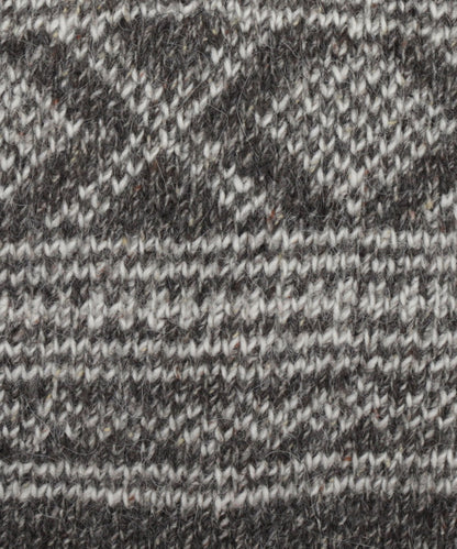 Fisherman High Zip Sweater | Grey