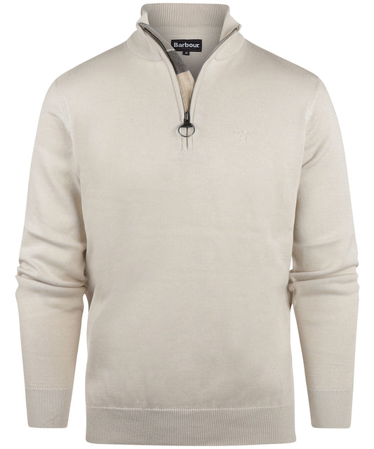 Cotton Half Zip | Mist