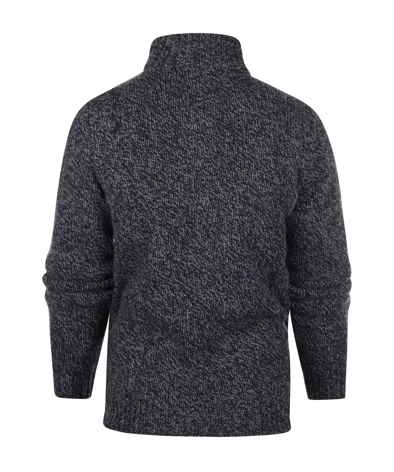 Fisherman Zip-up Sweater | Blue