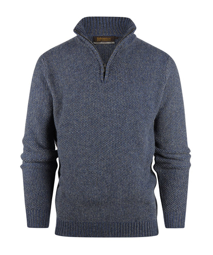 Pullover mit Reißverschluss | Denimblau