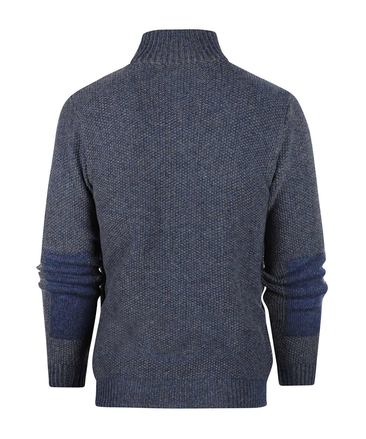Pullover mit Reißverschluss | Denimblau