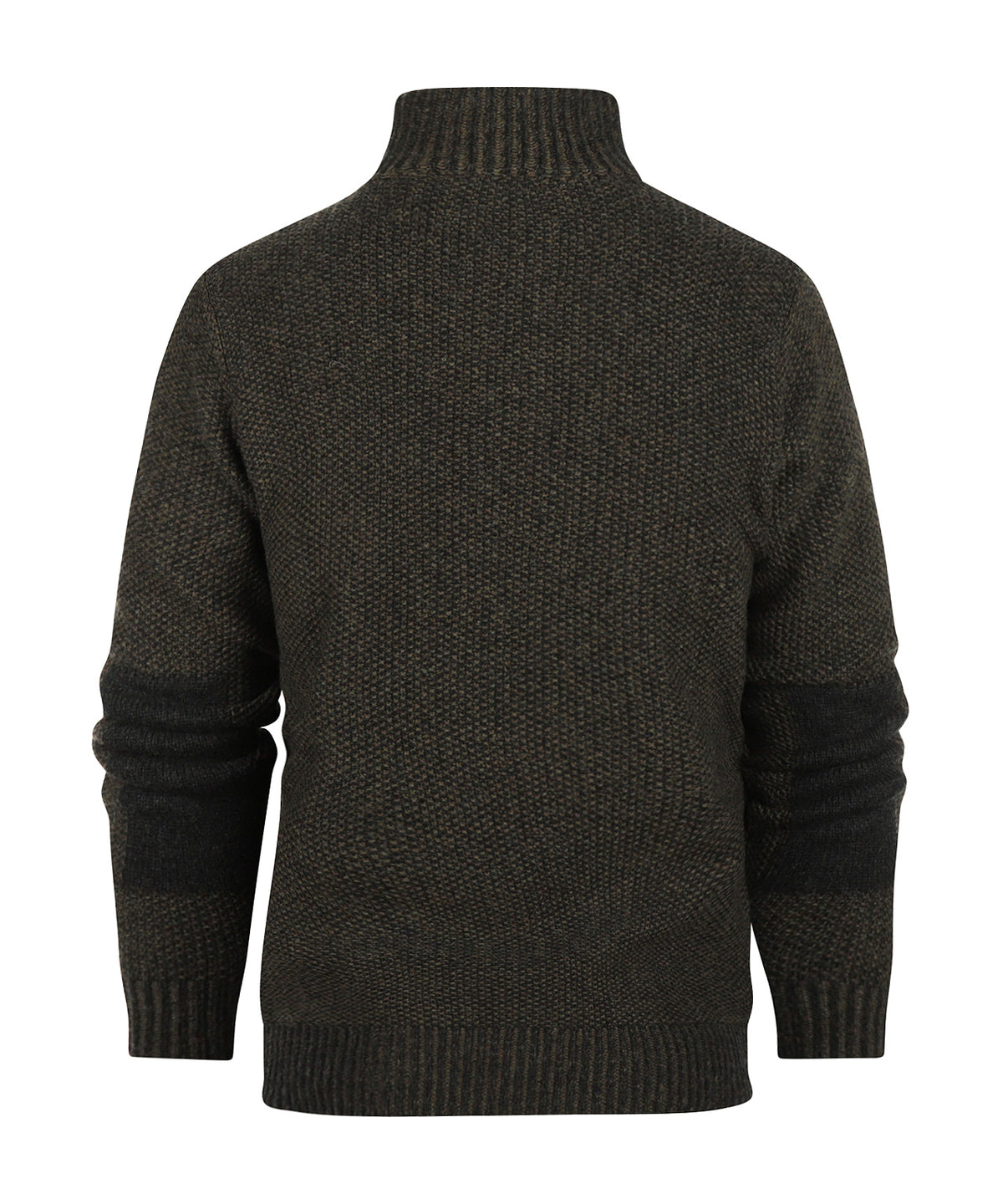 Sweater with zipper | Green
