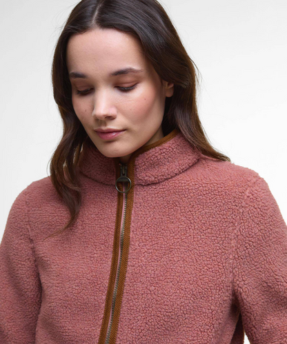 Dames Laven Fleece Pullover | Vintage Pink