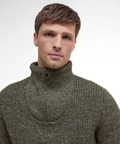 Barbour New Tyne Half Zip Jumper | Grey
