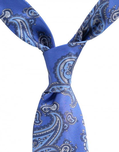 Das Zijde | Blauw Paisley