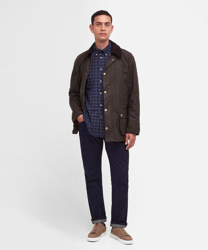 Wachsjacke Ashby | Oliv