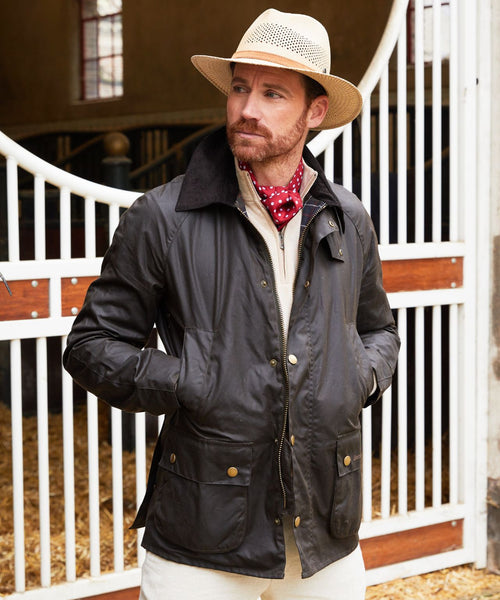 Wax jacket Ashby | Olive