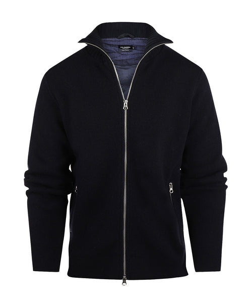 Herren-Reißverschlussweste | Marineblau