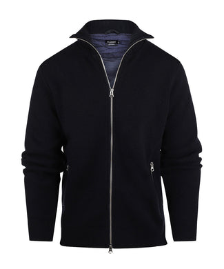 Rits Vest Måns | Navy Blauw