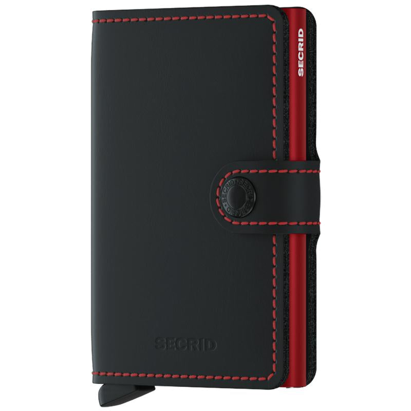 Secrid Miniwallet | Matte Black&amp;Red