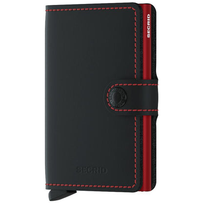 Secrid Miniwallet | Matte Black&amp;Red