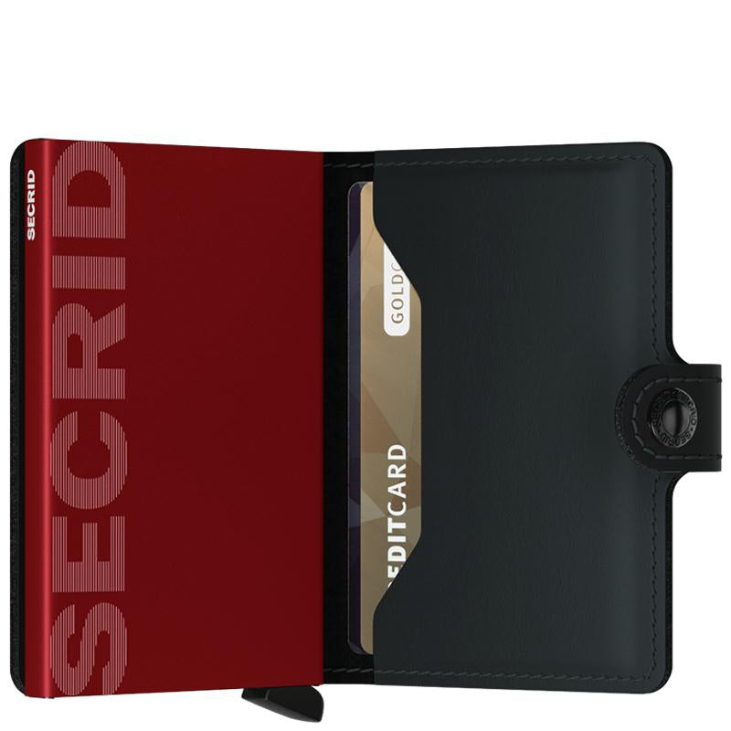Secrid Miniwallet | Matte Black&amp;Red