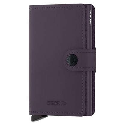 Secrid Miniwallet | Mattes Dunkelviolett
