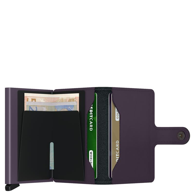 Secrid Miniwallet | Mattes Dunkelviolett