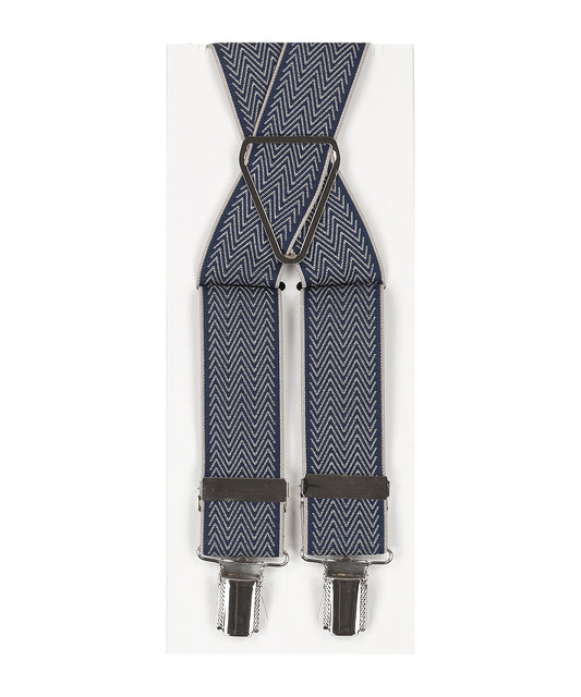Braces with 4 Clips | Blue