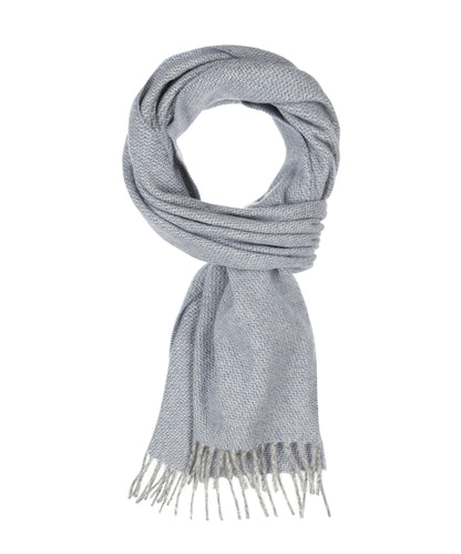 Wollschal mit Kaschmir | Blau