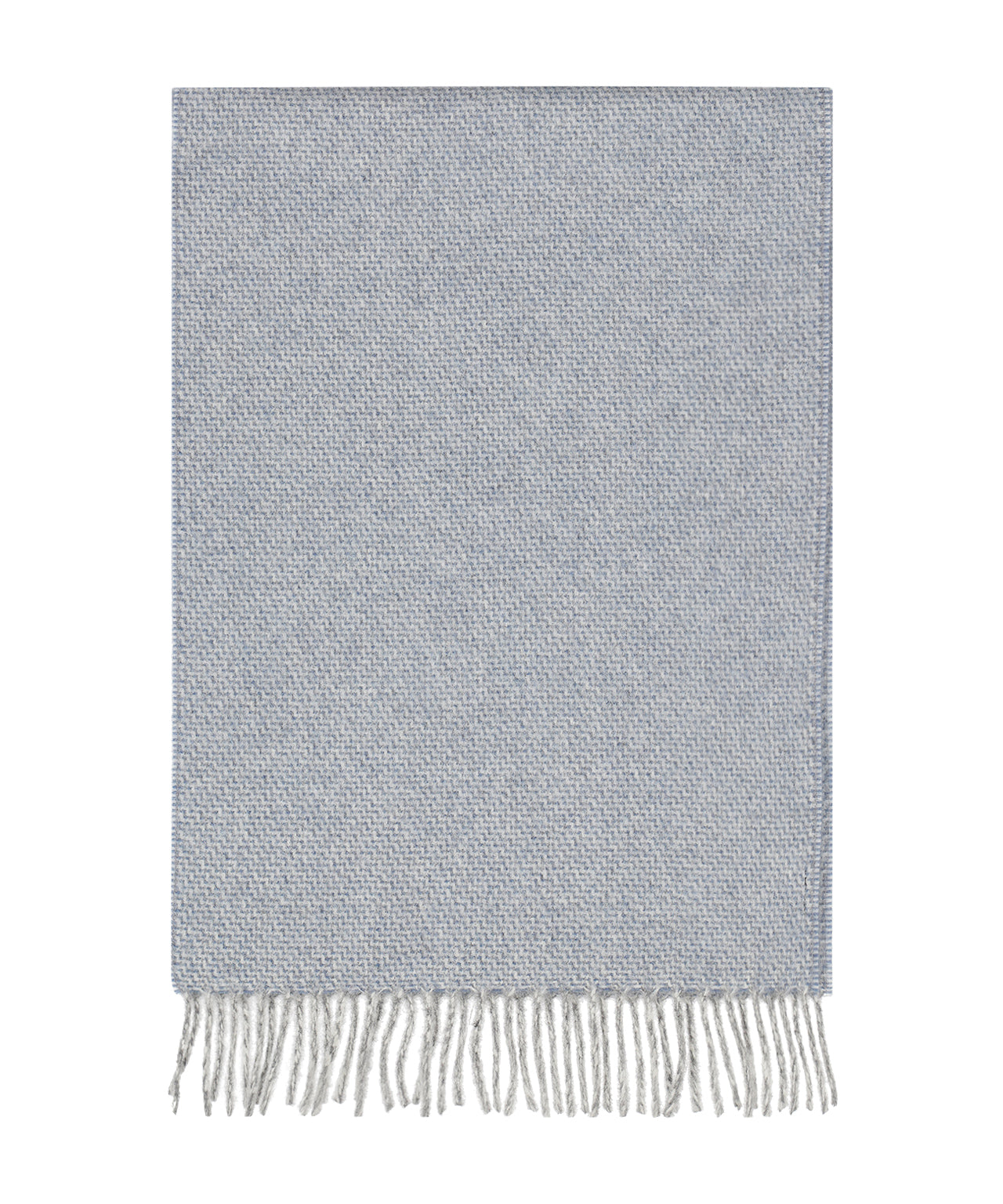 Wollschal mit Kaschmir | Blau