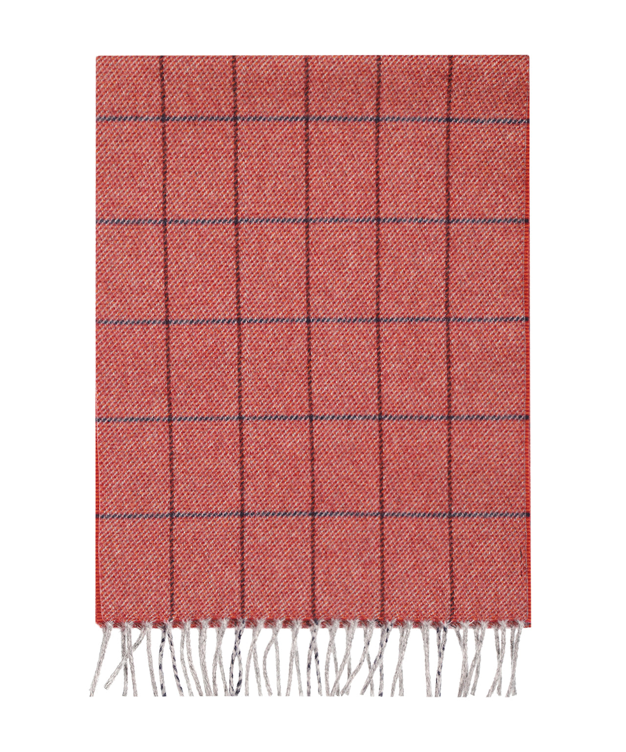 Wollschal mit Kaschmir | Rot