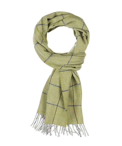 Sjaal Wol met Cashmere | Groen