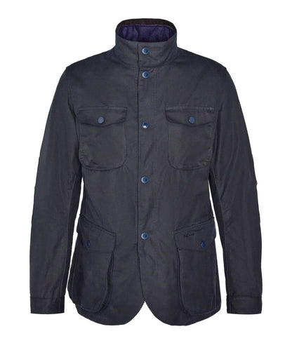 Barbour Wax jacket Ogston | Navy Blue