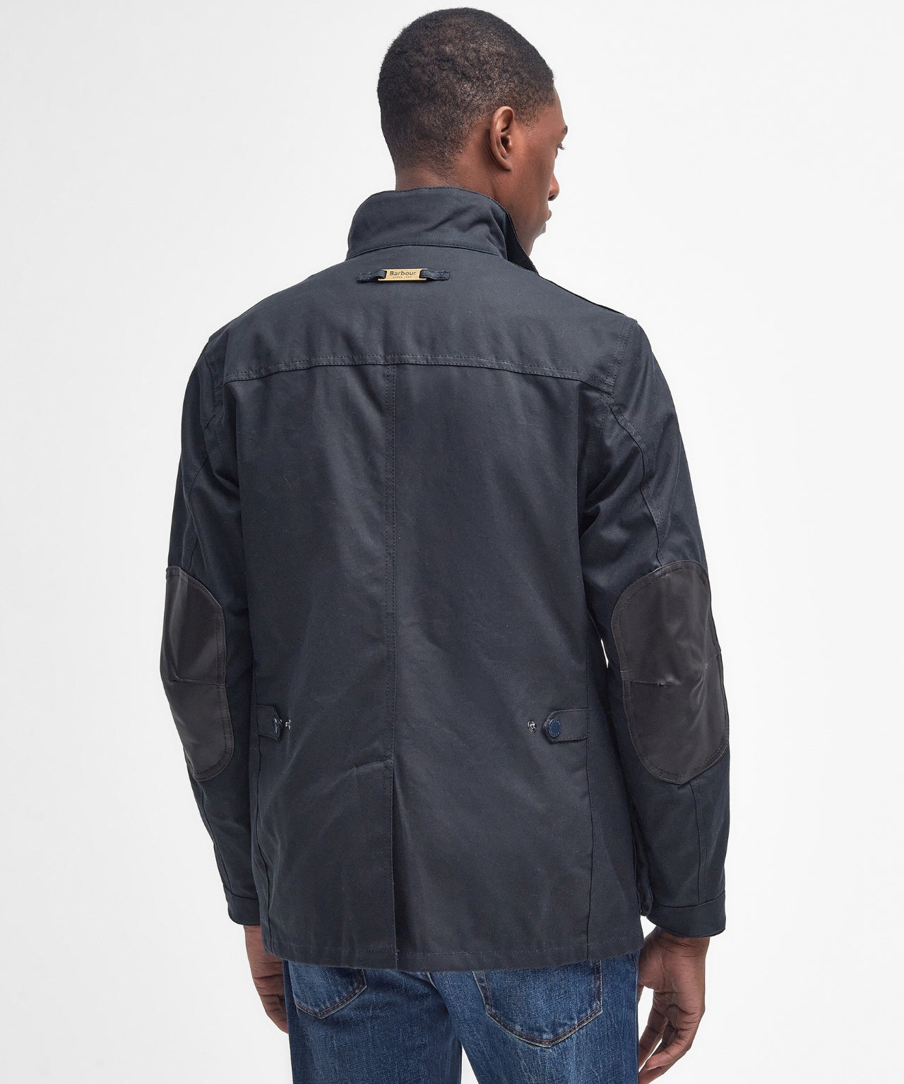 Barbour Wax jacket Ogston | Navy Blue