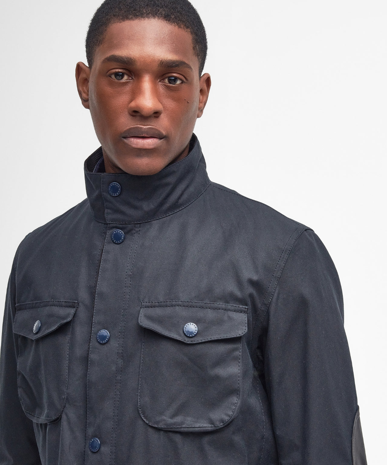 Barbour Wax jacket Ogston | Navy Blue