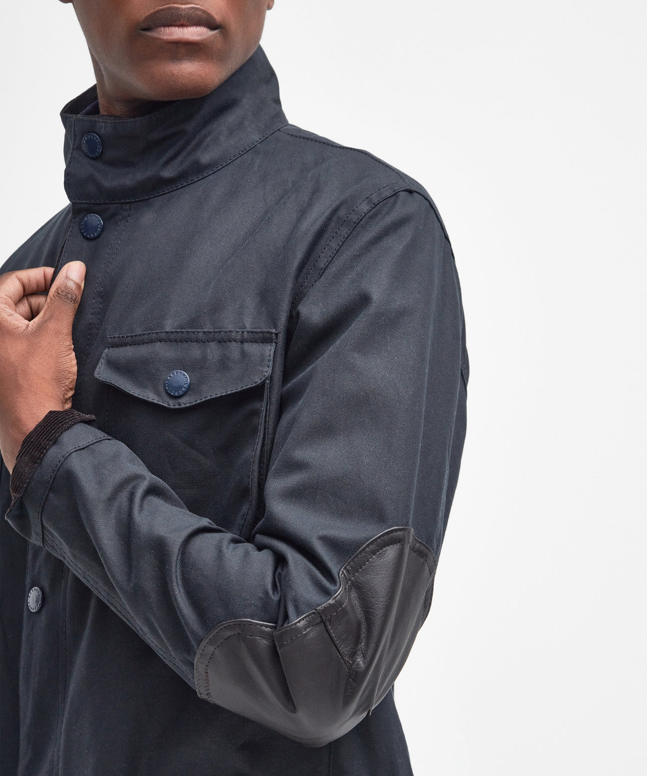 Barbour Wax jacket Ogston | Navy Blue