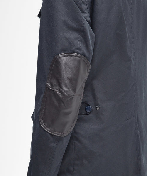 Barbour Wax jacket Ogston | Navy Blauw