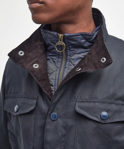 Barbour Wax jacket Ogston | Navy Blue