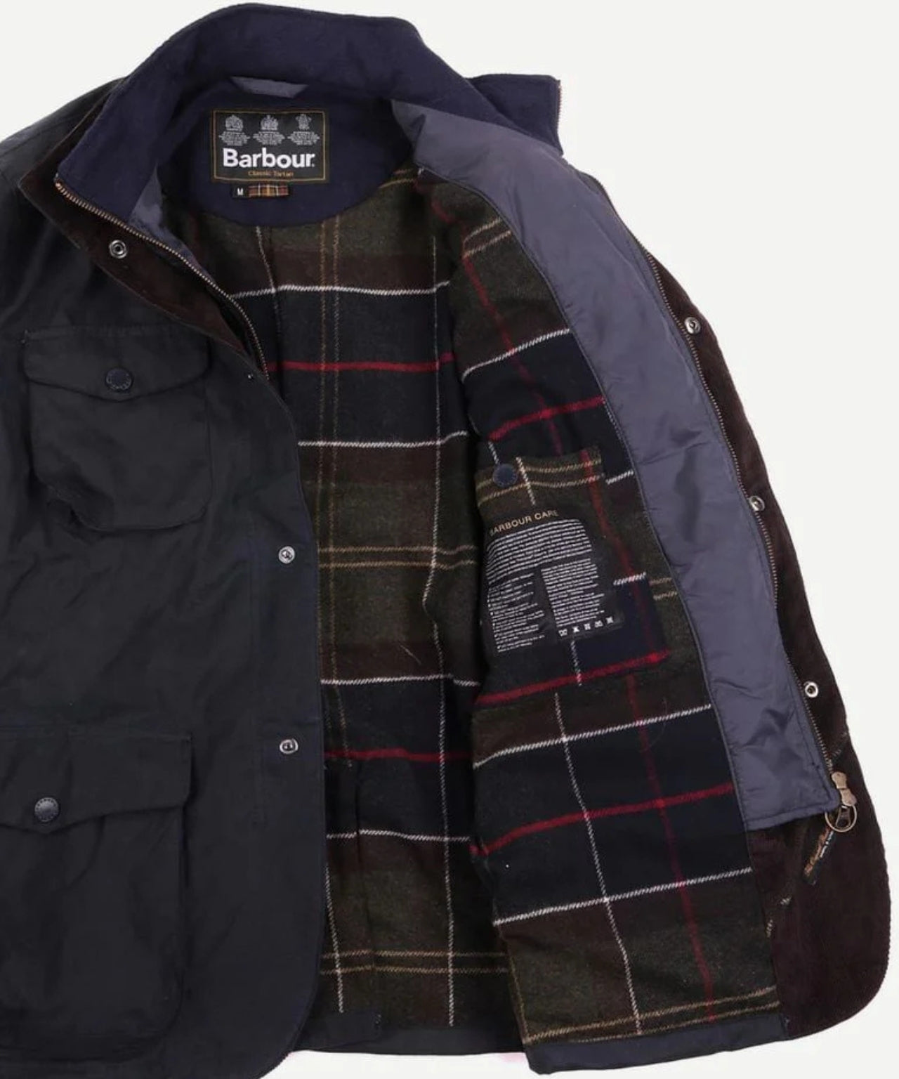 Barbour Wax jacket Ogston | Navy Blue