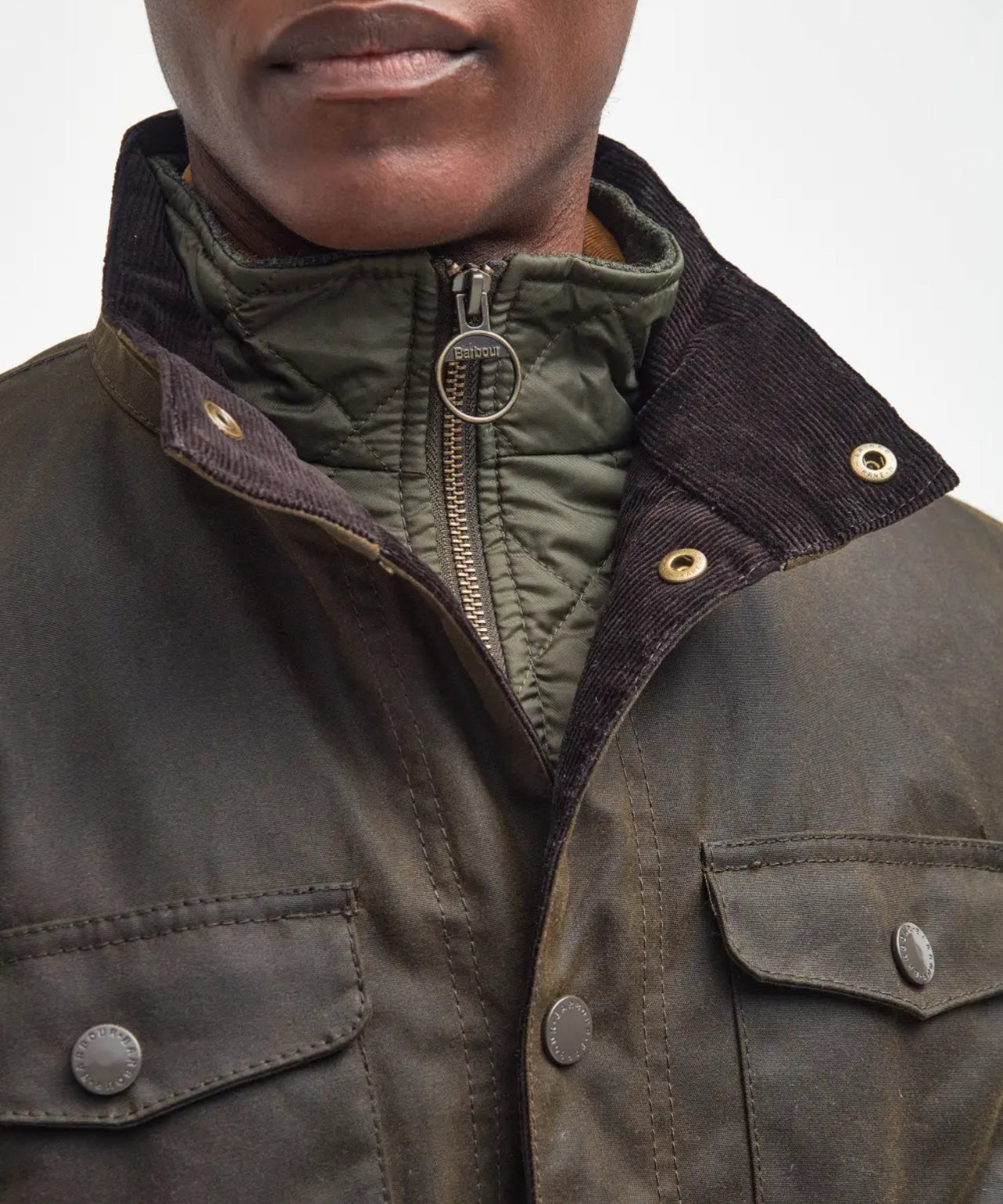 Barbour Wachsjacke Ogston | Oliv
