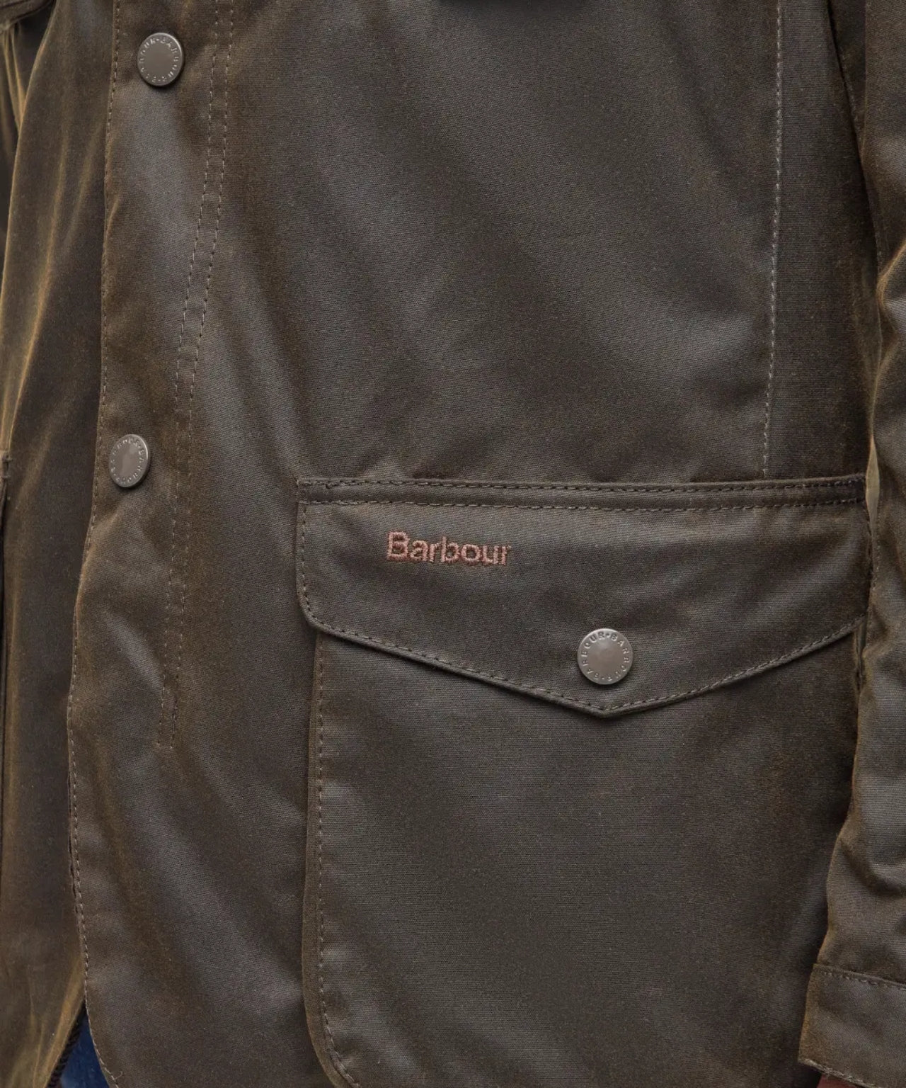 Barbour Wachsjacke Ogston | Oliv