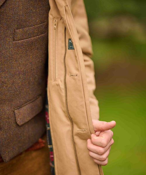 Lange jas Finchester | Beige
