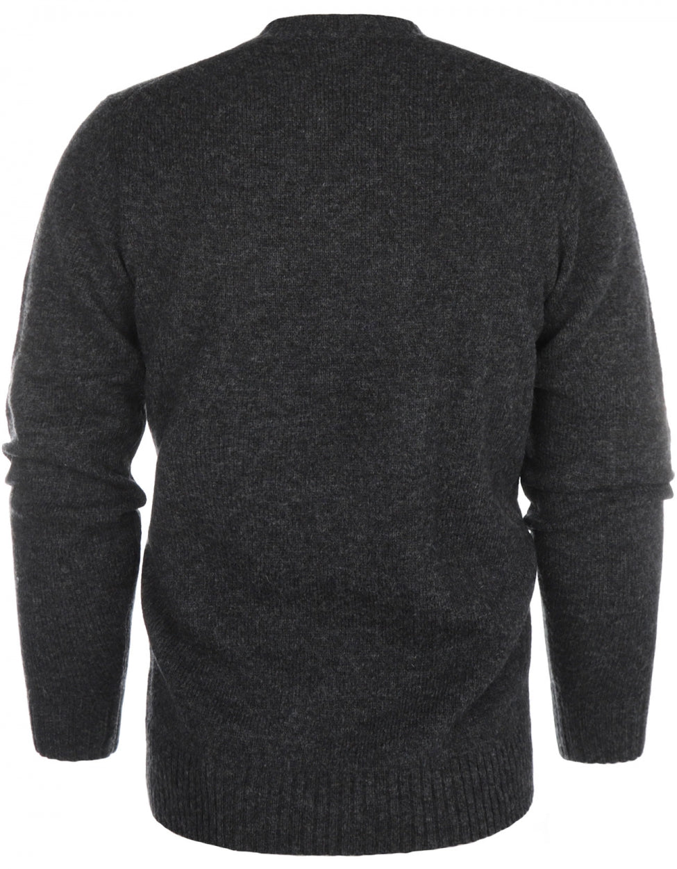 Alan Paine Shetland Pullover mit Rundhalsausschnitt | Anthrazitgrau