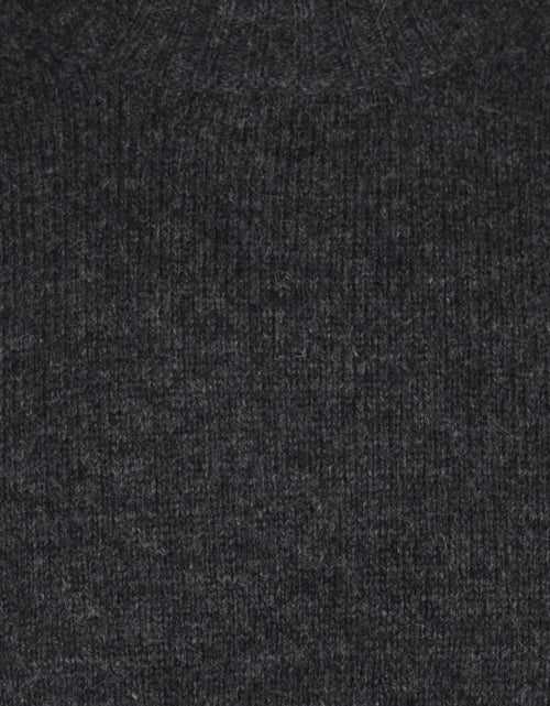 Alan Paine Shetland Pullover Ronde Hals | Antraciet Grijs
