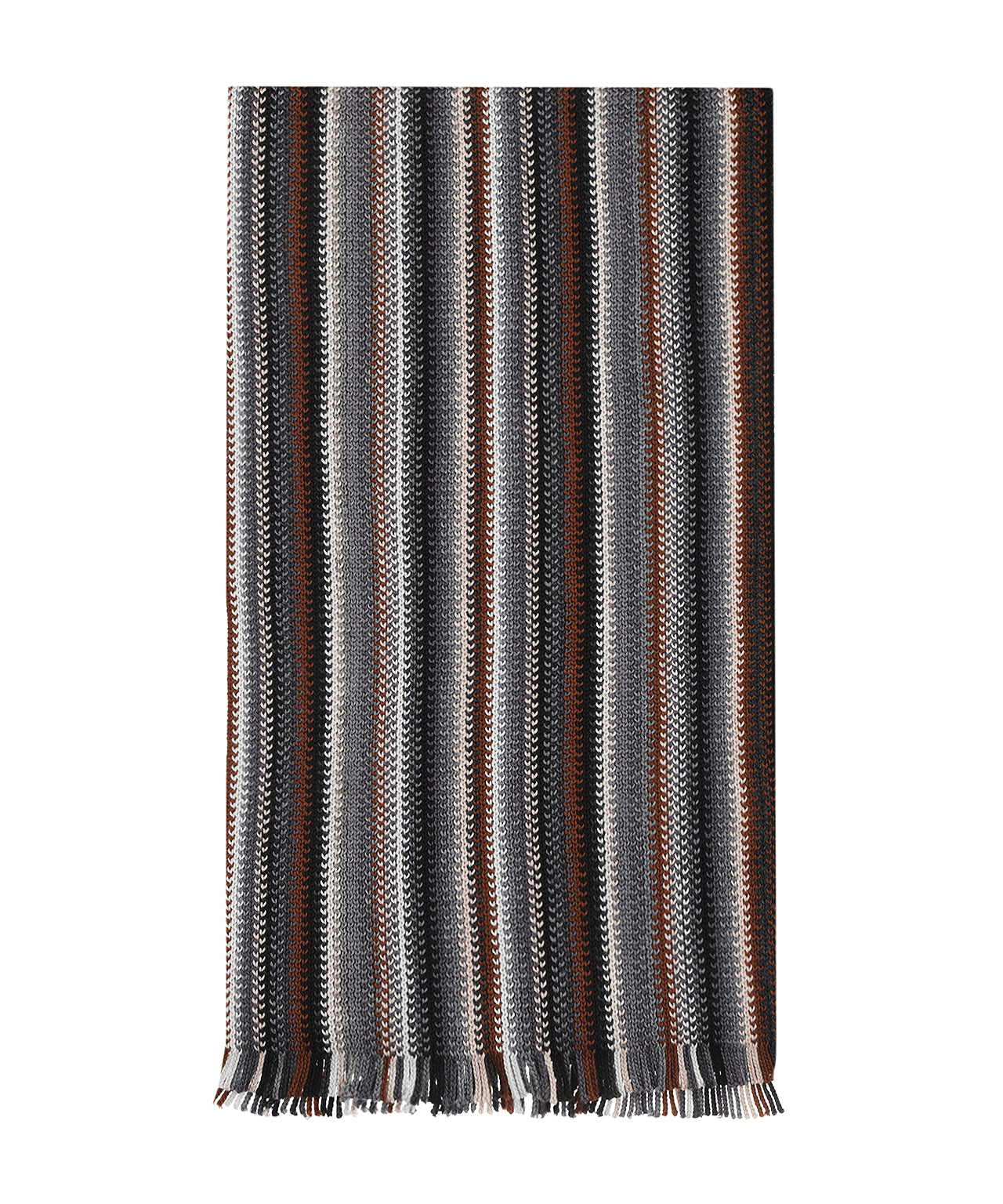Wollstrickschal 180x26 | Grau