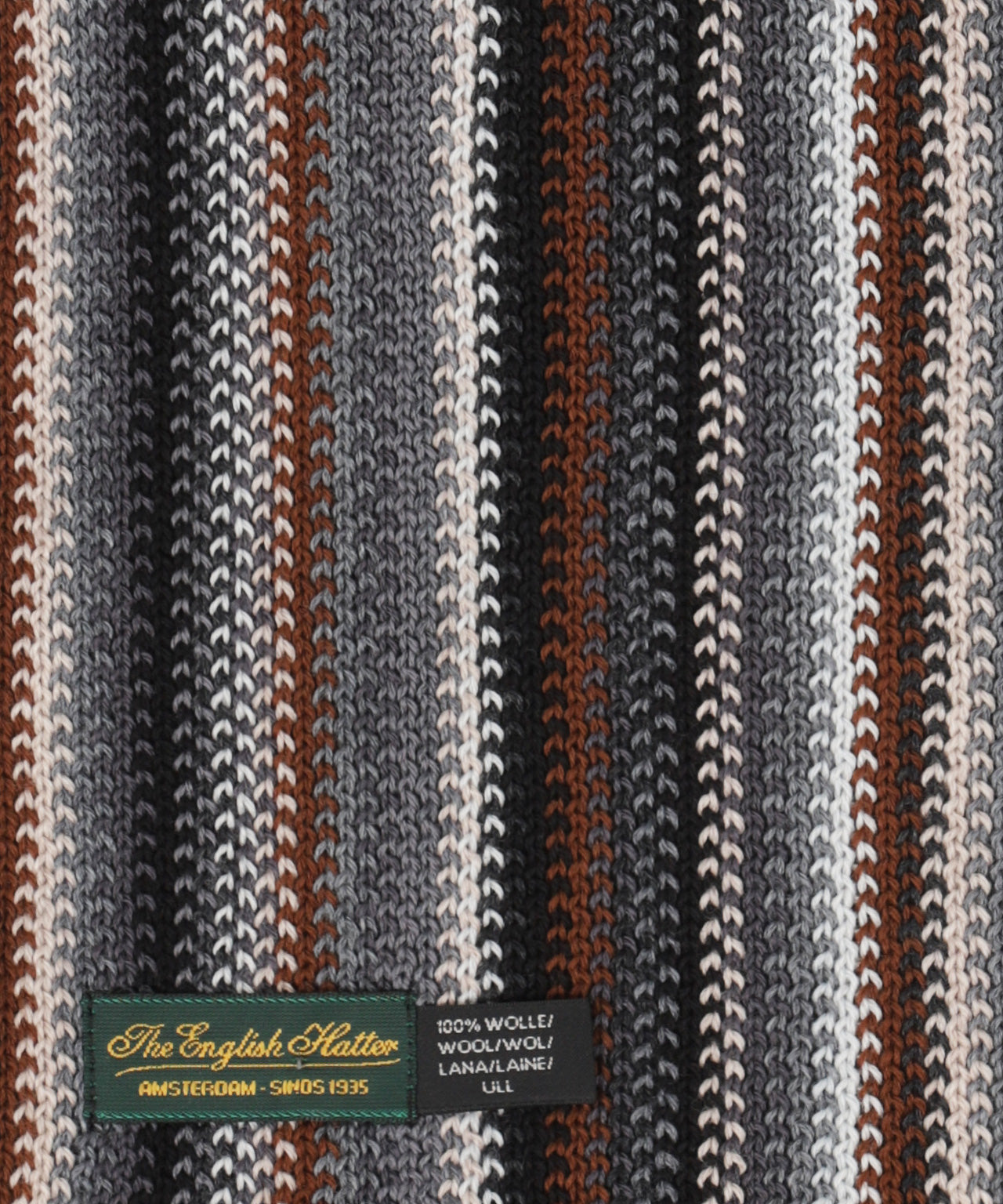 Wollstrickschal 180x26 | Grau