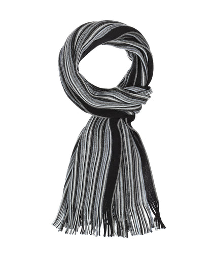 Wollstrickschal 180x26 | Grau