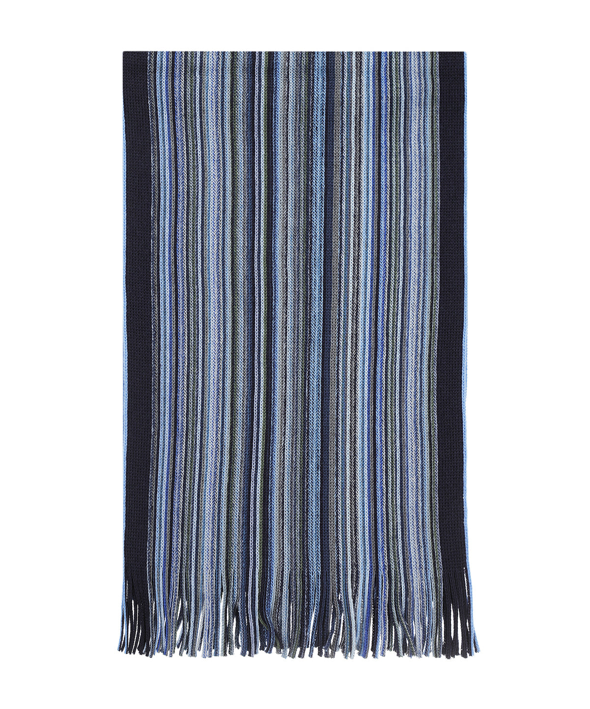 Gebreide Sjaal | Navy Licht Blauw