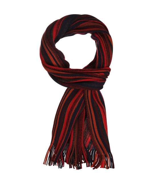 Gestrickter Schal | Rot Multi