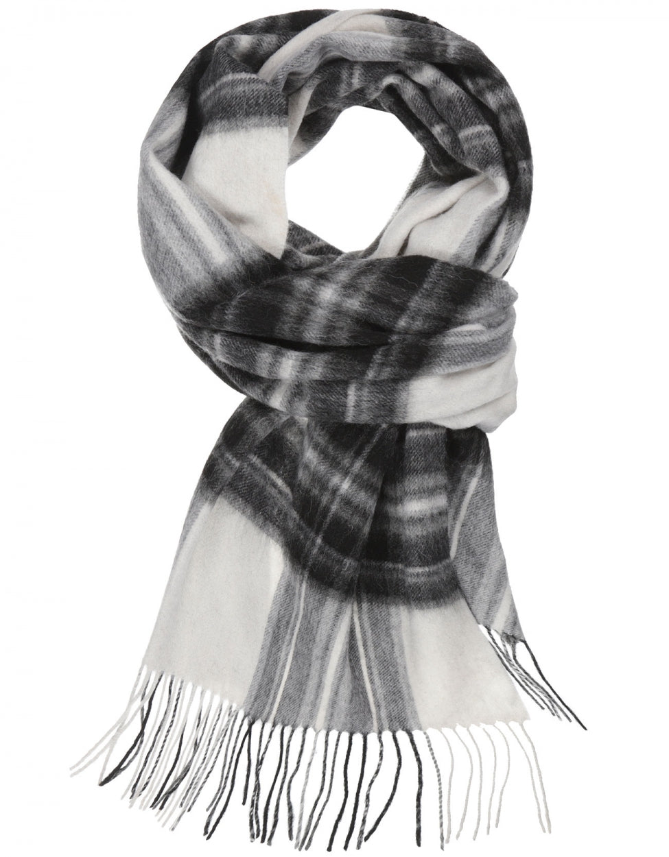 Sjaal Lamswol 48x190 | Grey Dress Stewart