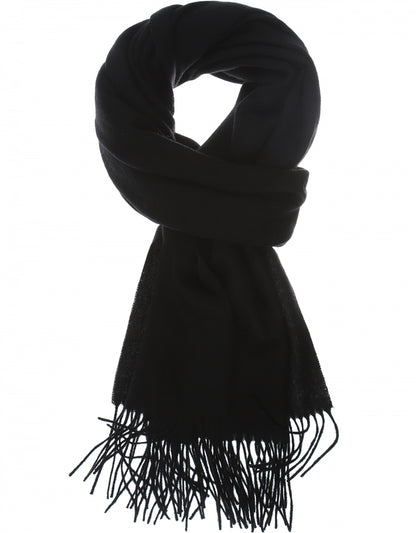 Sjaal Lamswol 48x190 | Black
