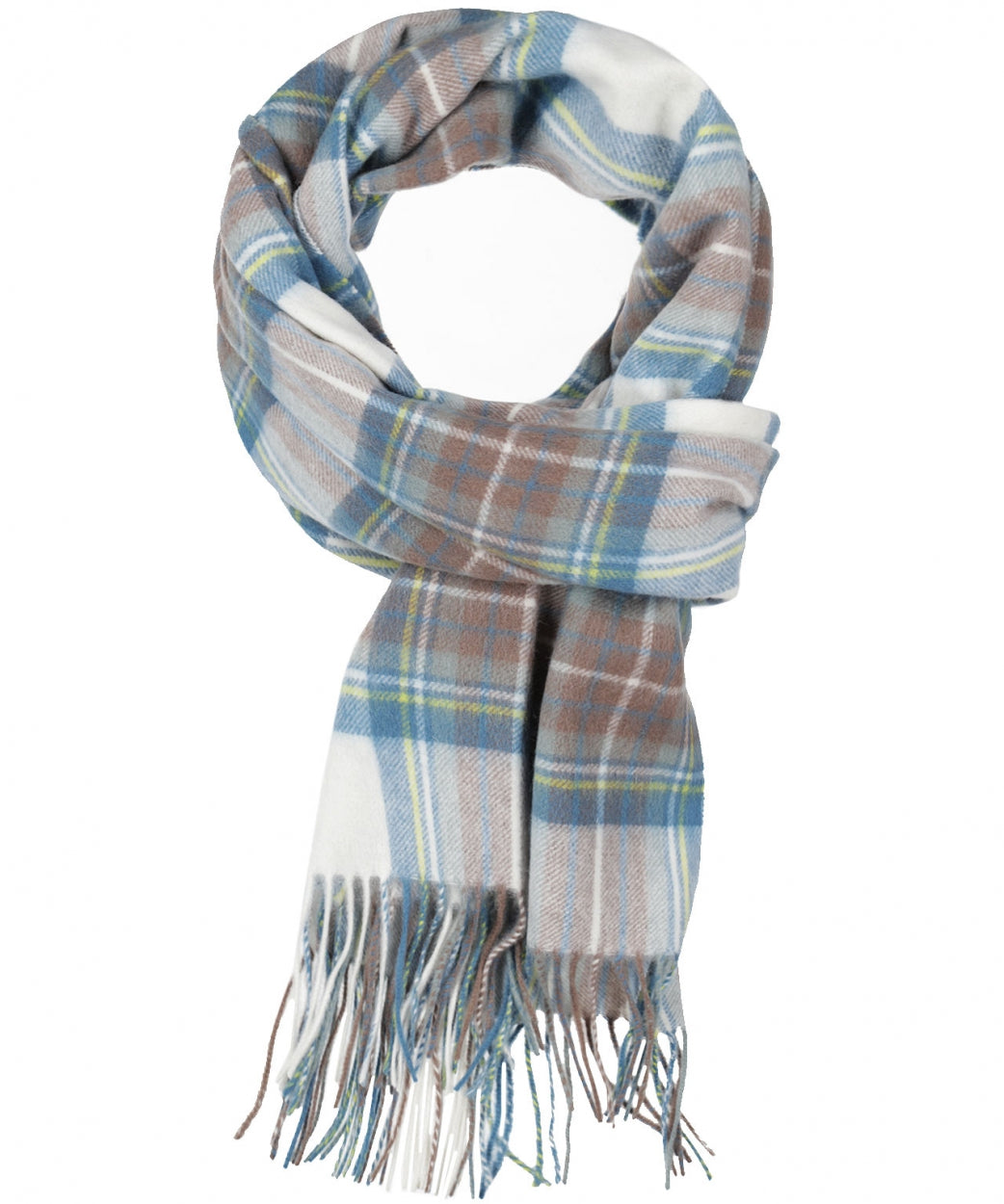Sjaal Lamswol 48x190 | Muted Blue Dress Stewart