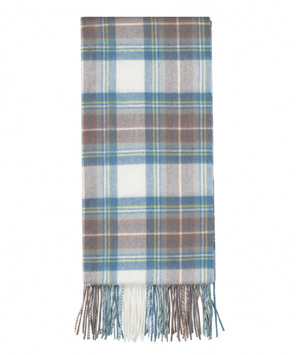 Sjaal Lamswol 48x190 | Muted Blue Dress Stewart