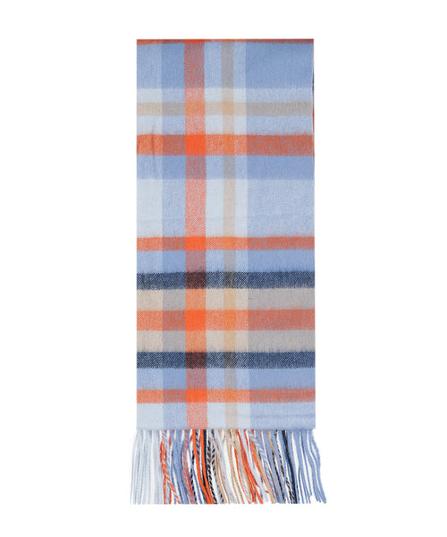 Sjaal lamswol 190x48 | Blauw