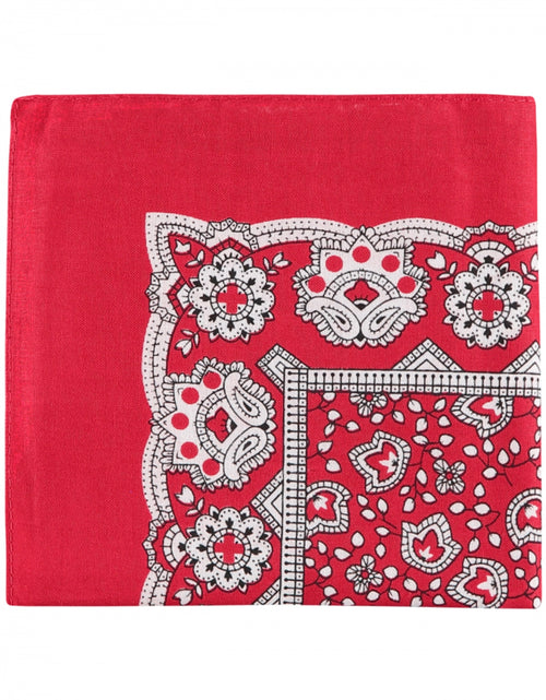 Boerenzakdoek | Bloem Rood