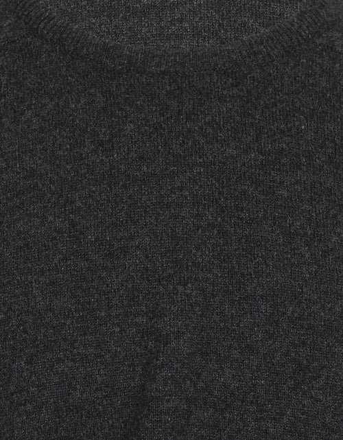 Pullover Lamswol ronde hals | Charcoal