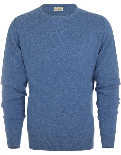 William Lockie Rundhalspullover aus Lammwolle | Jeans