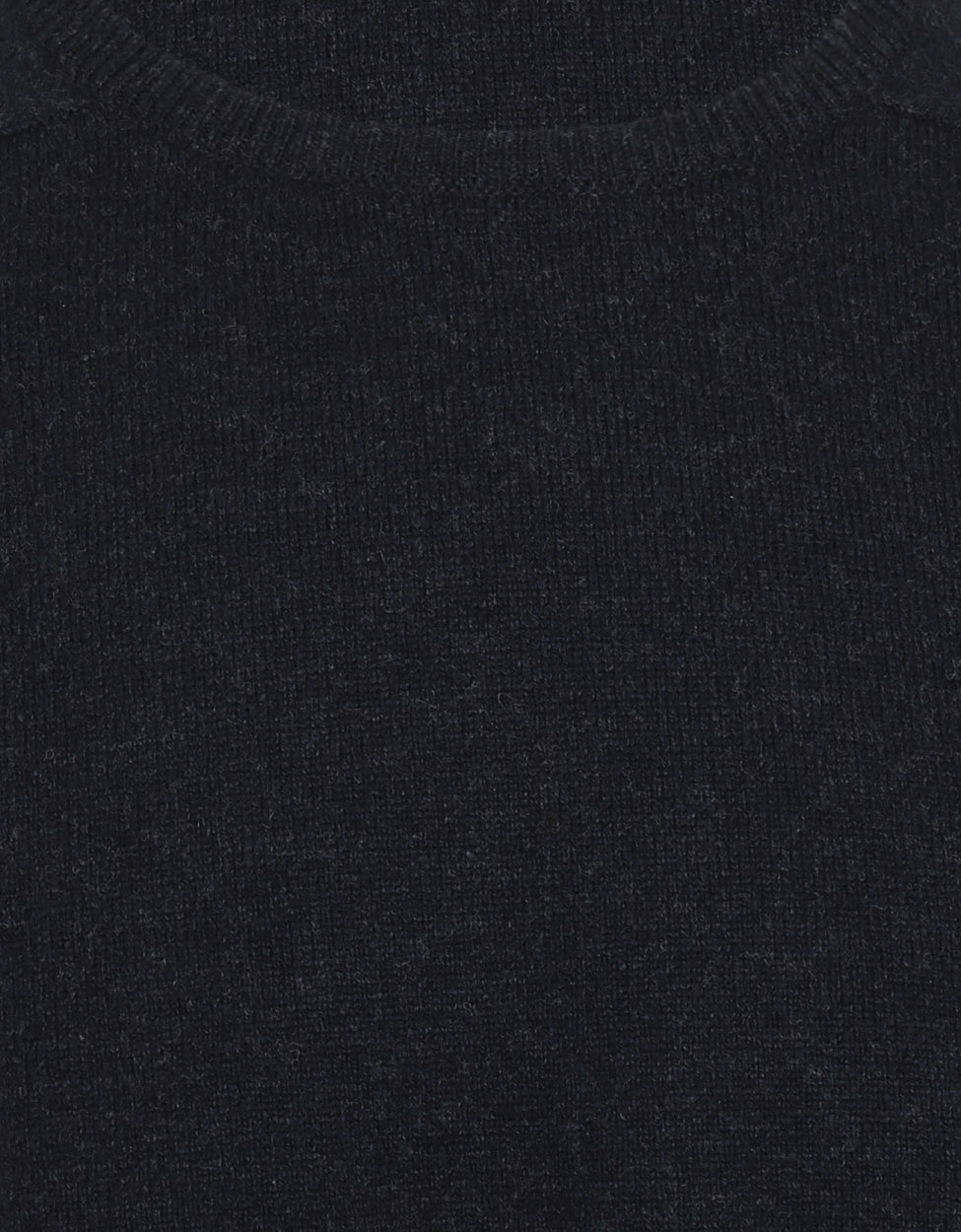 William Lockie Round Neck Lambswool Pullover | Oxford Blue